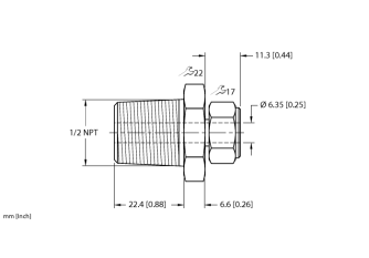 Accessories CF-M-6.35-N1/2-A4 Accessories CF-M-6.35-N1/2-A4