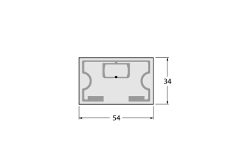 UHF Tag TW860-960-L54-34-F-B38-2KPCS UHF Tag TW860-960-L54-34-F-B38-2KPCS