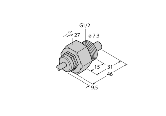 Flow Monitoring FCS-G1/2HC22-NAEX/D100/D024 5M Flow Monitoring FCS-G1/2HC22-NAEX/D100/D024 5M