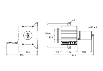 Draw-Wire DW10000-135-7E-H1441 Draw-Wire DW10000-135-7E-H1441