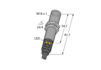 Temperature sensor M18TUP6E W/30 Temperature sensor M18TUP6E W/30