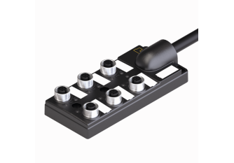 Passive actuator/sensor junction box, M12 x 1 TB-6M12-4-10/TXL