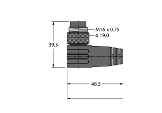 Actuator and sensor cable BSWM19-E01-2/S90 (OBS)