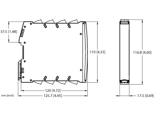 Isolating switching amplifier IM18-DI03-4S-4T1R-S/24VDC