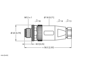 Field-Wireable Connector WAS5-THERMO Field-Wireable Connector WAS5-THERMO