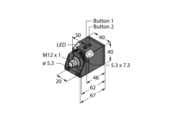 Ultrasonic Sensor RU200-CK40-2UP8X2T-H1151 Ultrasonic Sensor RU200-CK40-2UP8X2T-H1151