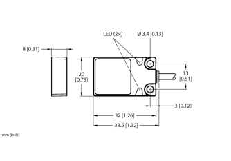Inductive Sensor BI5U-Q08-AP6X2 Inductive Sensor BI5U-Q08-AP6X2