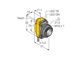 Photoelectric Sensor QS18EP6CV45