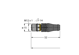 Actuator and Sensor Cable, PUR RSS8T-8.5/TXL Actuator and Sensor Cable, PUR RSS8T-8.5/TXL