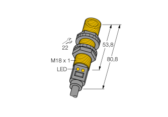 Ultrasonic Sensor S18UIA W/30 Ultrasonic Sensor S18UIA W/30