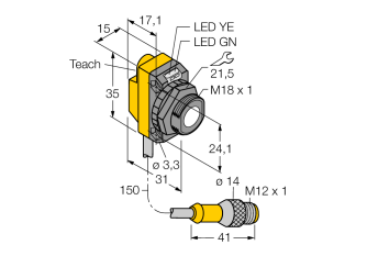Ultrasonic Sensor QS18UPAQ5 Ultrasonic Sensor QS18UPAQ5