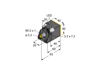 Inductive Sensor NI50U-CK40-AP6X2-H1141 w/BS4 Inductive Sensor NI50U-CK40-AP6X2-H1141 w/BS4