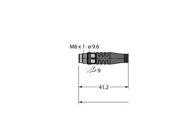 Actuator and Sensor Cable, PUR PSG3M-25/TXL