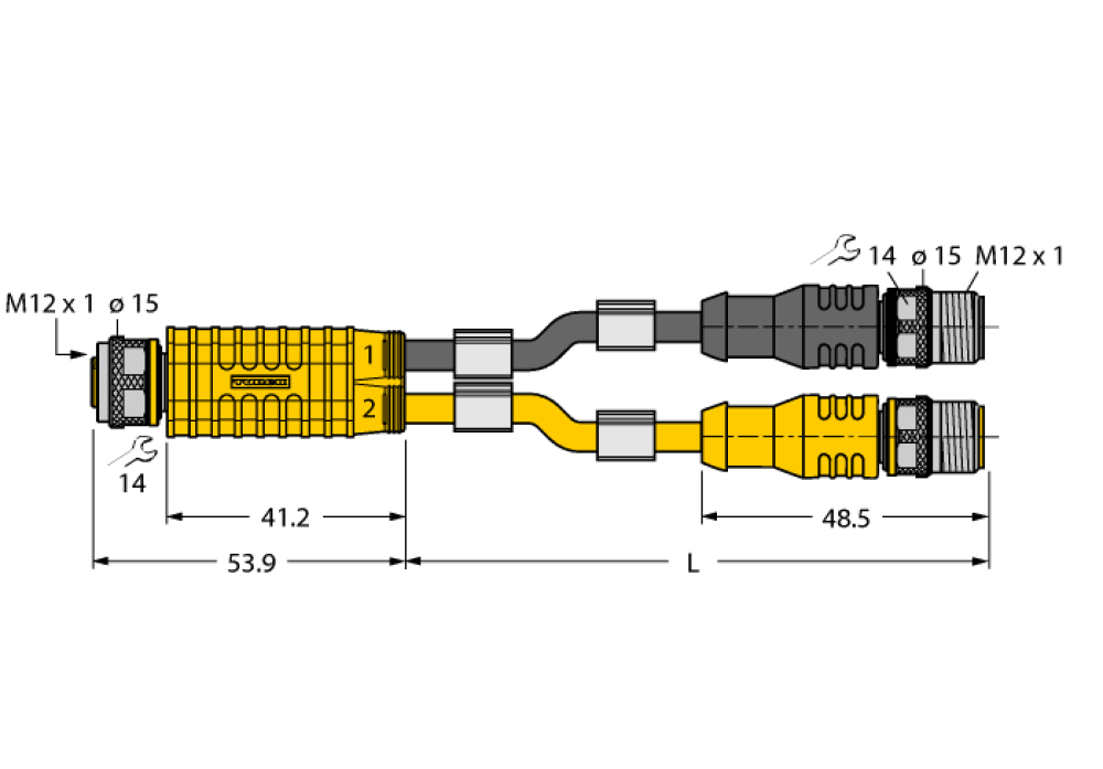 2-Way Splitter VBRK8-2RSC4.870T-0.15/0.15/TXL4000 2-Way Splitter VBRK8-2RSC4.870T-0.15/0.15/TXL4000