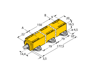 Inductive Linear Position Sensor LI150P1-Q17LM1-LIU5X2 Inductive Linear Position Sensor LI150P1-Q17LM1-LIU5X2