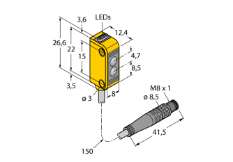 Photoelectric Sensor Q12RP6LPQ3 Photoelectric Sensor Q12RP6LPQ3