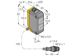 Photoelectric Sensor Q20PDXLQPMA Photoelectric Sensor Q20PDXLQPMA