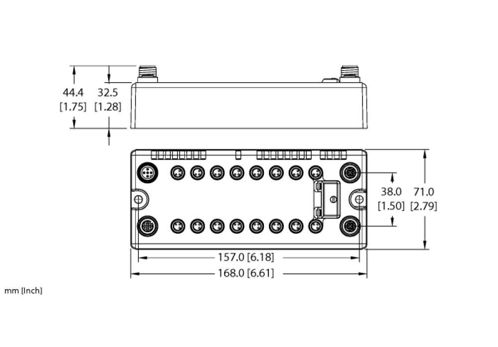 BL compact Multiprotocol Station for Industrial Ethernet BLCEN-16M8LT-8XSG-P-8XSG-P