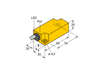 Capacitive Sensor BCF10-Q20L60-AP4X