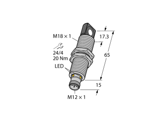Ultrasonic Sensor RU40U-M18MS-LFX-H1151 Ultrasonic Sensor RU40U-M18MS-LFX-H1151