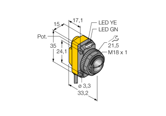 Photoelectric Sensor QS18VN6CV45 Photoelectric Sensor QS18VN6CV45