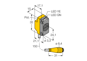 Photoelectric Sensor QS18VP6DLQ Photoelectric Sensor QS18VP6DLQ