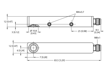 Ultrasonic Sensor RU20U-Q12S-UN8X-V1141 Ultrasonic Sensor RU20U-Q12S-UN8X-V1141