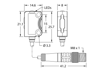 Photoelectric Sensor VS8APFF30BQ3
