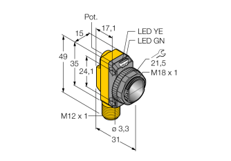 Photoelectric Sensor QS18VN6LVQ8