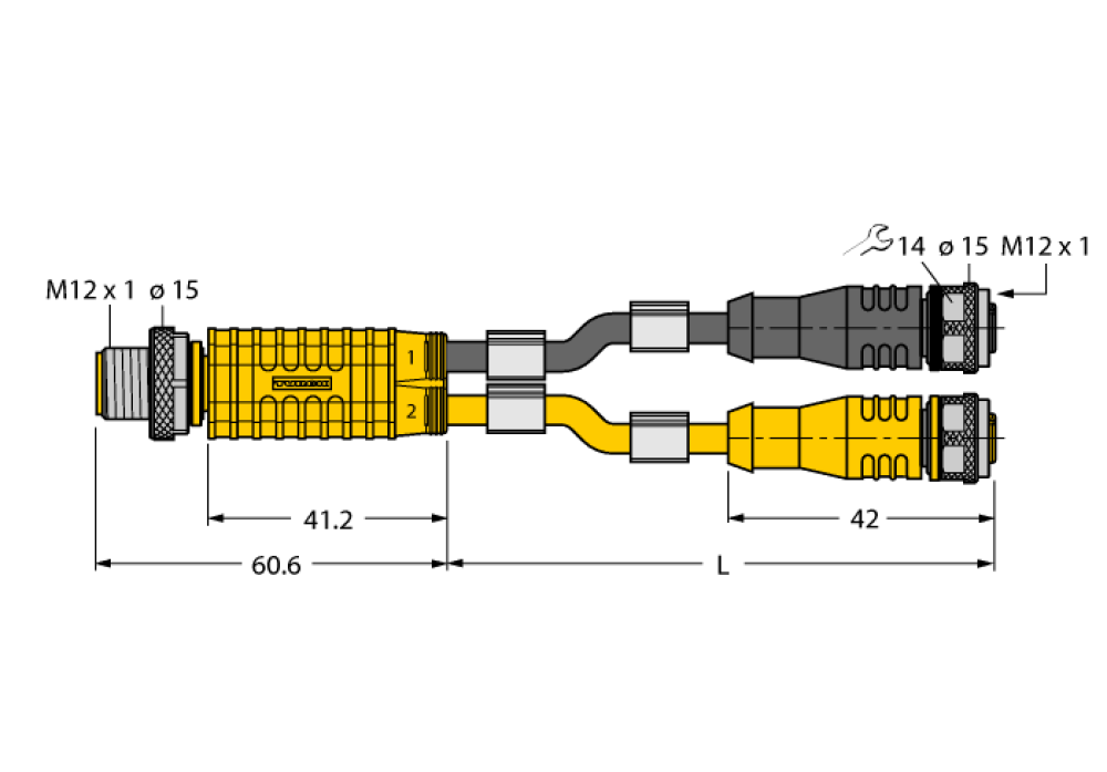 2-Way Splitter VBRS4.4-2RKC4.880T-0.15/0.15/TXL4000