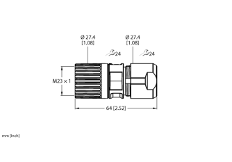 Field-Wireable Connector FW-CRKSM1717-P-C-0315