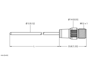 Temperature Detection TP-203A-CF-H1141-L150 Temperature Detection TP-203A-CF-H1141-L150