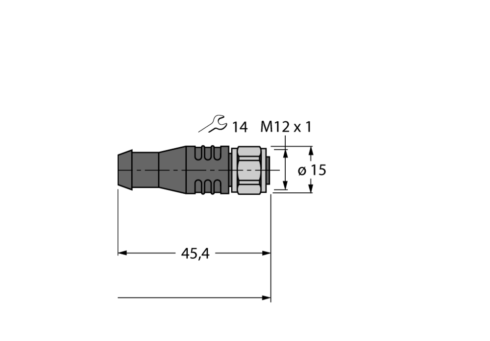 Cable for RFID Application in the Food Industry RSCV-RKCV5500-15M/S2500