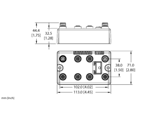 BL Compact Fieldbus Station for DeviceNet BLCDN-4M12MT-8DO-0.5A-N