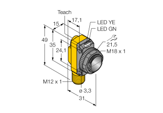 Photoelectric Sensor QS18EK6EQ8 Photoelectric Sensor QS18EK6EQ8