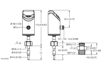 Temperature Detection TS700-L050-16-2UPN8-H1141