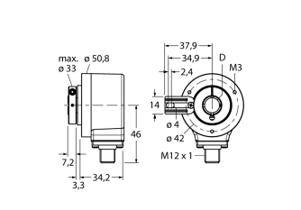 Incremental Encoder REI-12H12T-2B1024-H1181