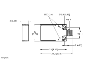 Inductive Sensor BI5U-Q08-AP6X2-V2131 Inductive Sensor BI5U-Q08-AP6X2-V2131