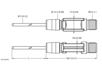 Temperature Detection TTM-203A-CF-LIUPN-H1140-L100 Temperature Detection TTM-203A-CF-LIUPN-H1140-L100