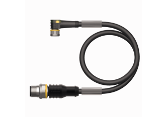 Actuator and Sensor Cable, PUR PKW4M-P7X2-0.3-RSC4.4T/TXL