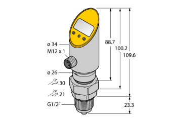 Pressure Transmitter (Rotatable) PS100R-508-LI2UPN8X-H1141/3GD Pressure Transmitter (Rotatable) PS100R-508-LI2UPN8X-H1141/3GD