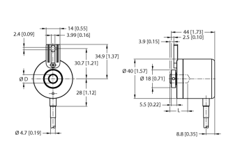 Incremental Encoder REI-E-112I8T-2B1024-C