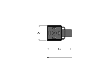 Valve connector A type VAS04-K81E-0.6-RSC5T/TXL